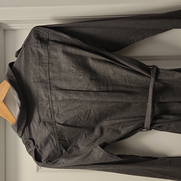 NWT Gap grey shirt dress - Picture 5 of 5